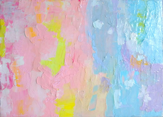 blooming      / Acrylic painting  333×242mm  2018 