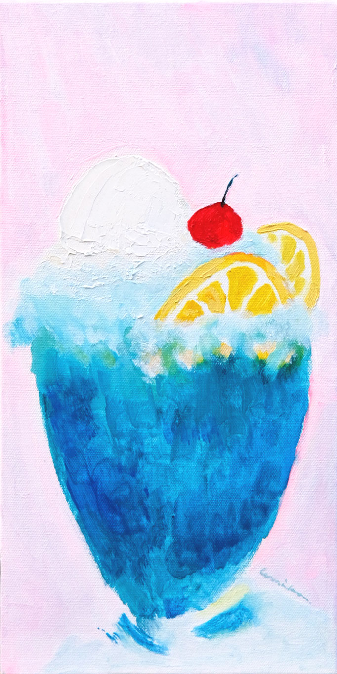 Blue Hawaii  / Oil Painting   2019