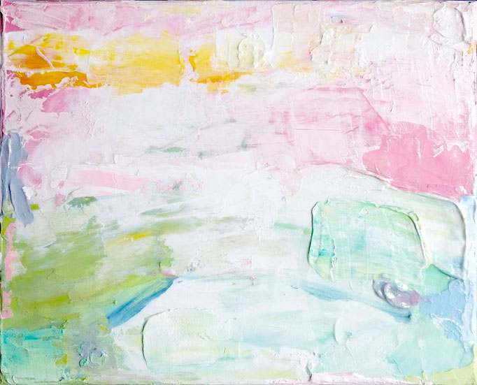 Wind  / Acrylic painting   273×220mm  2018 