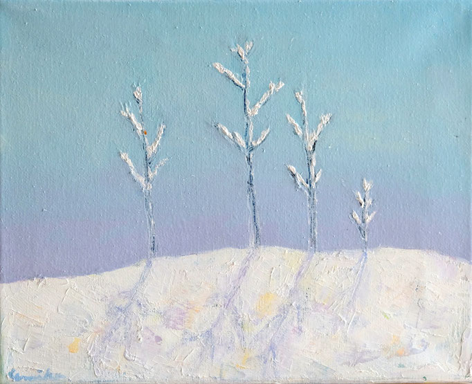 petit silent  /   Oil Painting  273×220mm   2018 