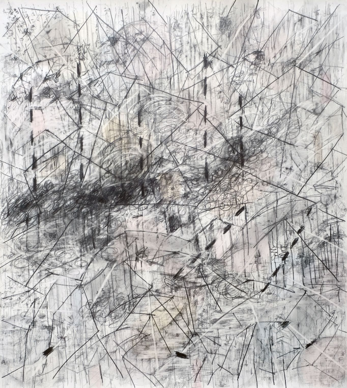 What a World! I Fall ´23, Bleistift und Aquarell auf Papier, 80 x 70 cm, 2023