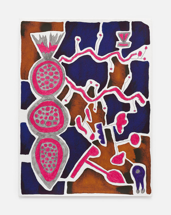 "Weissenburg Nr. 62", 2023, Tusche auf Papier,  32 x 24,cm