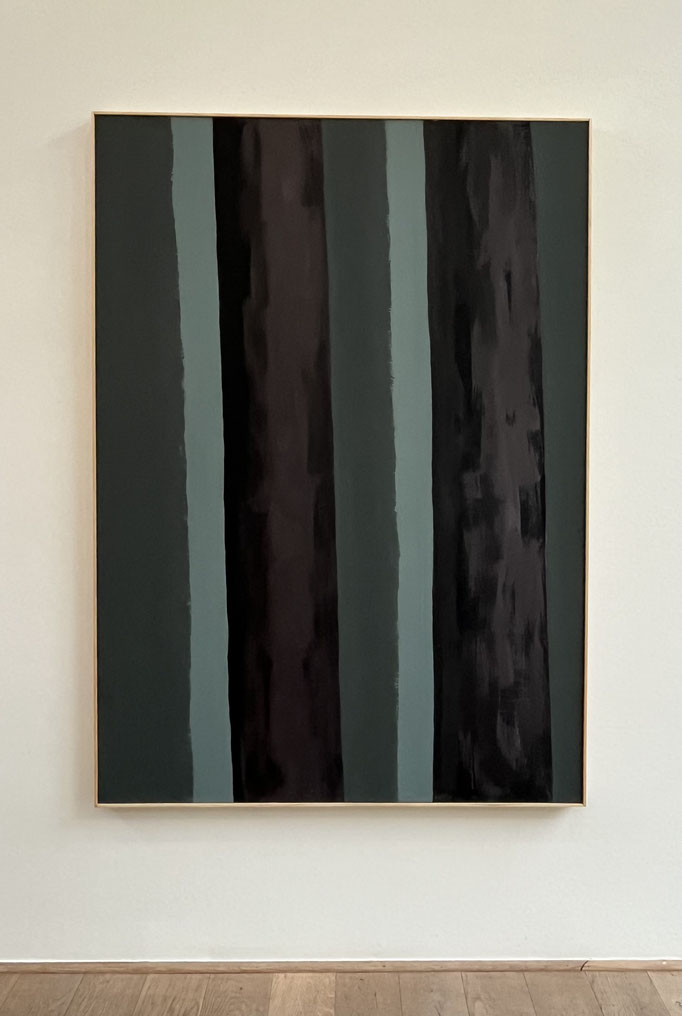 o.T. - 2023, Acryl und Pigment auf Leinwand, 140 x 100 cm
