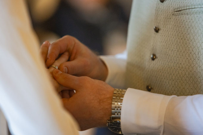 Ringtausch im Wappensaal im Würzburger Rathaus
