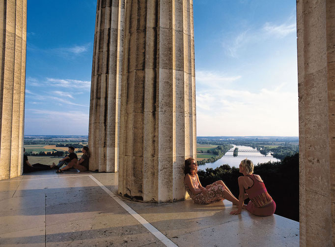 Herrlicher Ausblick von der Walhalla, Foto: Regensburg Tourismus GmbH