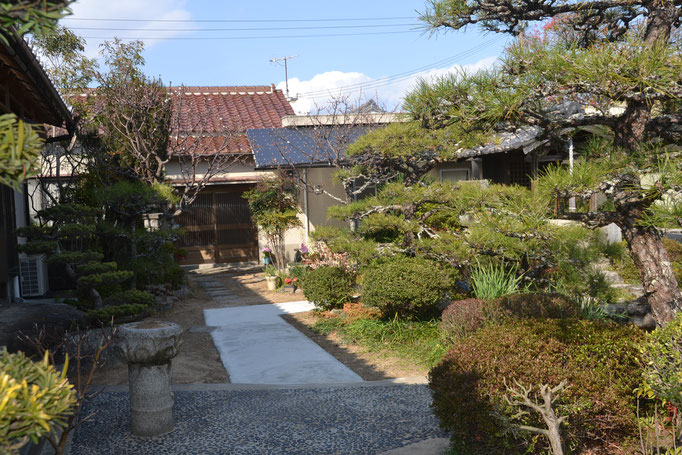 久桂寺水場への通路の整備