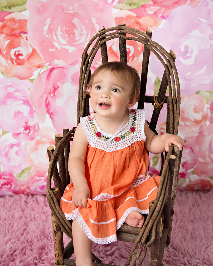 Orange Little Cotton Dress