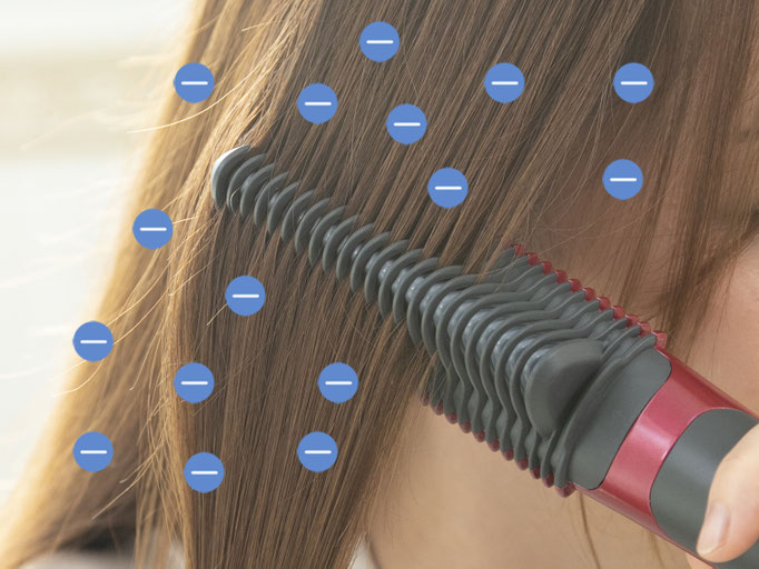 マイナスイオンをまとい、潤いに満ちたツヤツヤの仕上がりへ！
