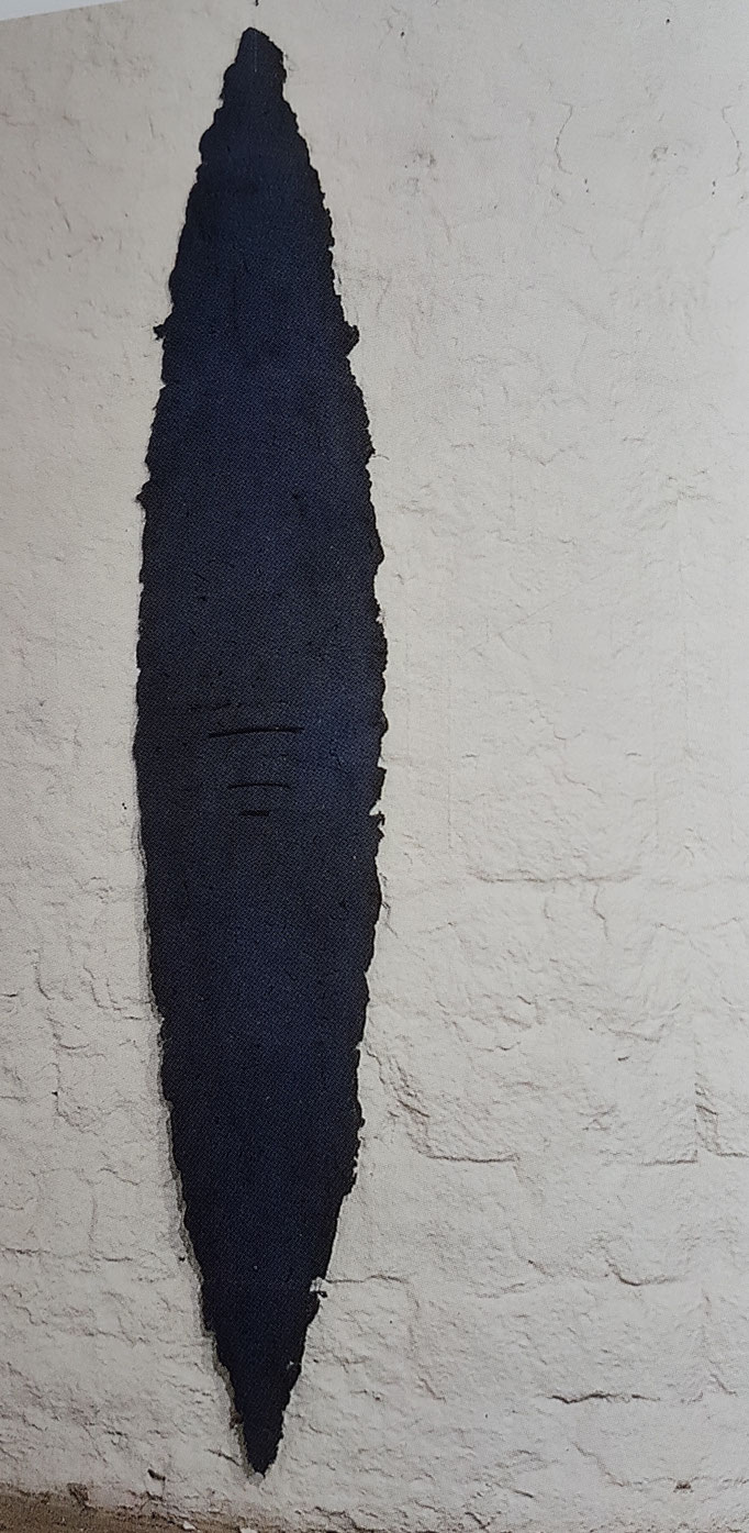 "Schild" 2000,  170x40 cm