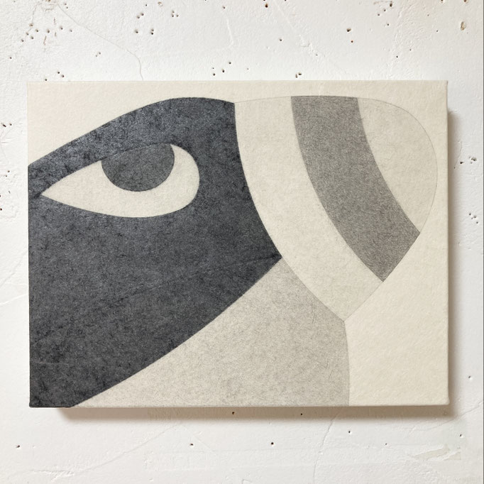 Airplane Guy / ヒコーキ野郎　pencil on paper, panel　140×180mm（F0）2024