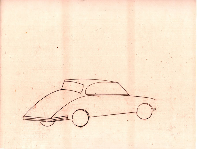 Car / 車　Oil transfer　270×350mm　2024