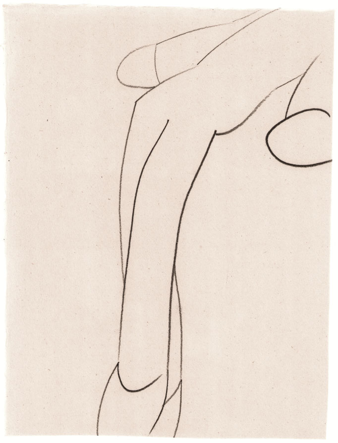 Exercise / エクササイズ    Pencil on Paper / 紙に鉛筆　315×235mm　2025