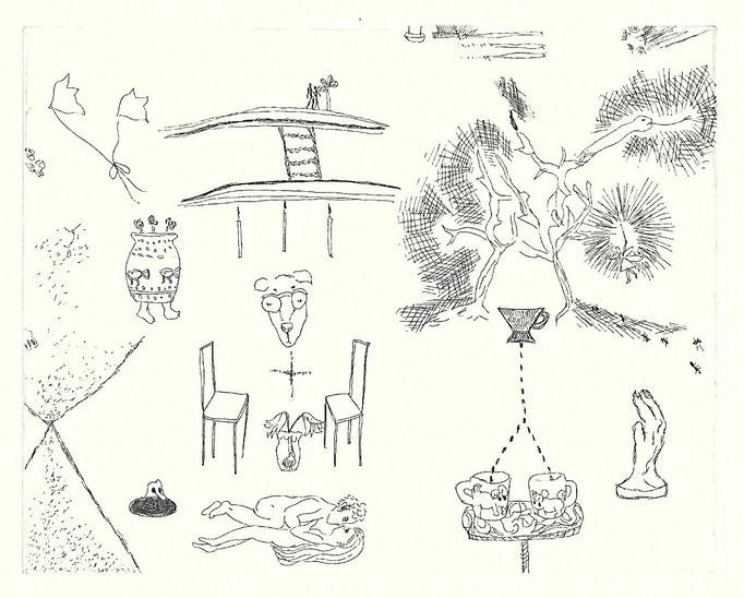 野犬は倒さない　Etching　2019