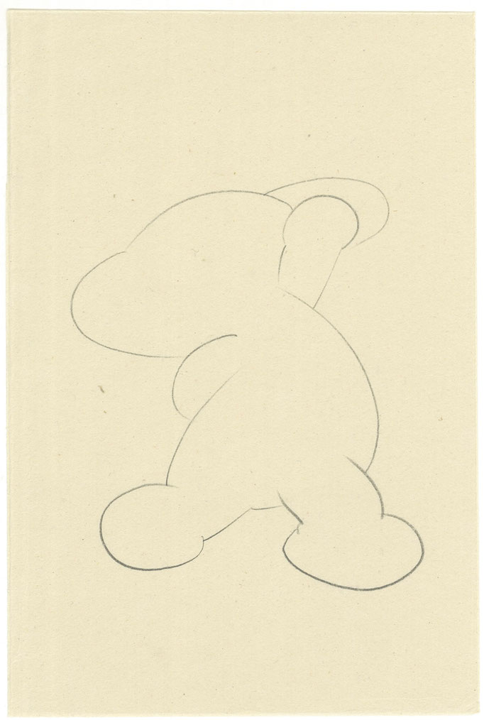 Exercise / エクササイズ    Pencil on Paper / 紙に鉛筆　235×156mm　2025