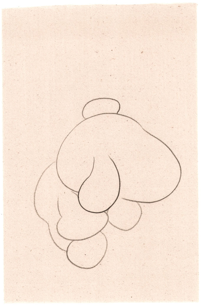 Exercise / エクササイズ　Pencil on Paper / 紙に鉛筆　235×156mm　2025