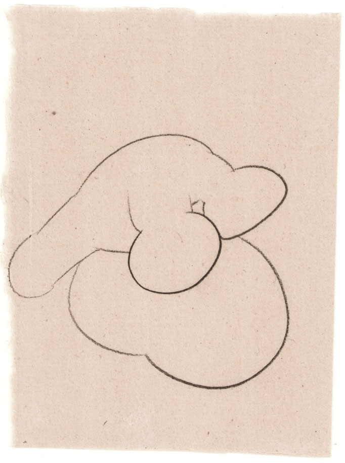 Exercise / エクササイズ　Pencil on Paper / 紙に鉛筆　115×153mm　2025