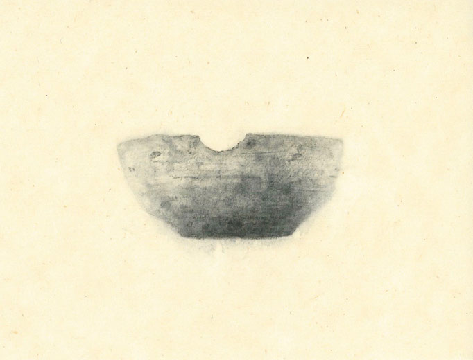 醤油皿　110×145mm　紙に油彩　2021