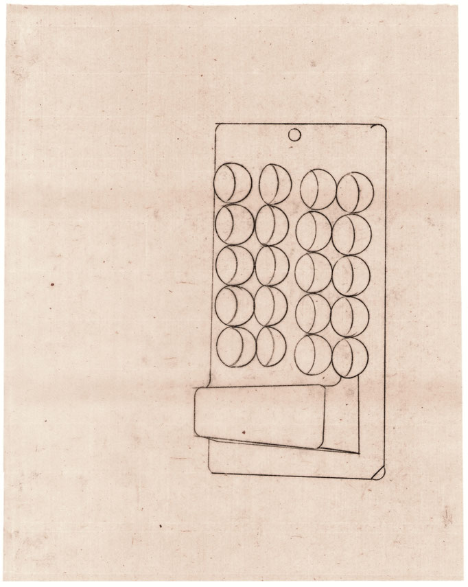 Someone's package / 誰かのパッケージ　Oil transfer on Paper / 紙に油彩転写　345×278mm　2025