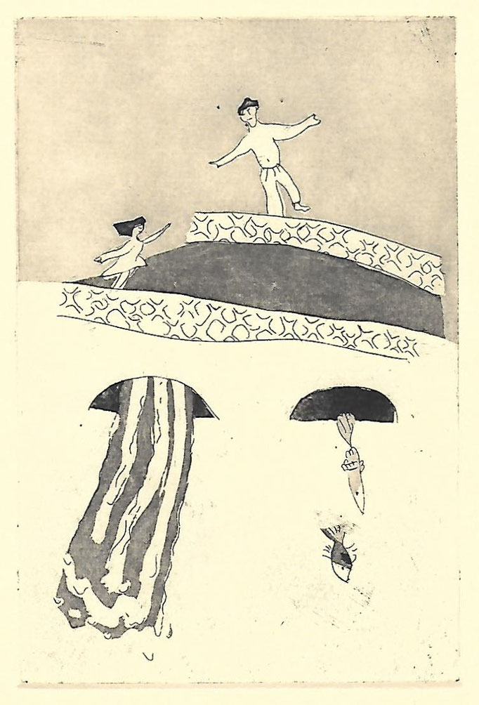 ポン=ヌフ　Etching, Aquatint　2019