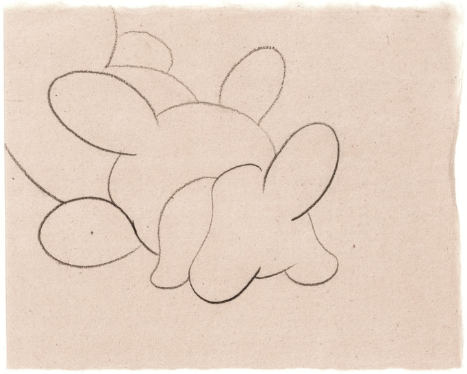 Exercise / エクササイズ　Pencil on Paper / 紙に鉛筆　157×195mm　2025