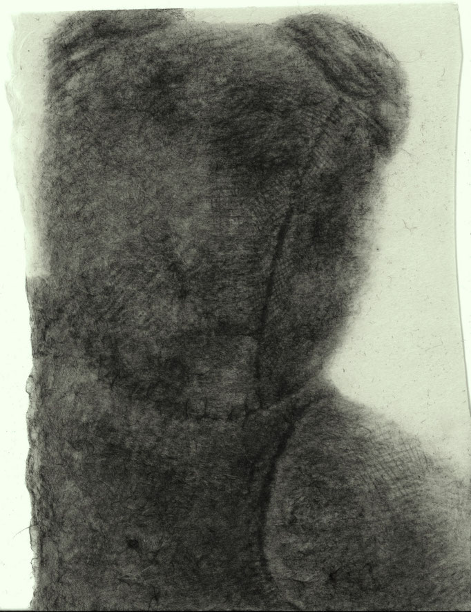 Stuffed Animal / ぬいぐるみ　Pencil on paper　170×126mm　2024
