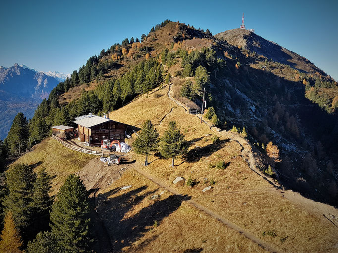 Boscheben und der Patscherkofel aus der Luft