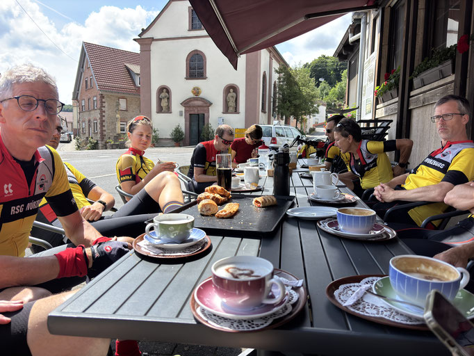 erster Halt in Gissigheim