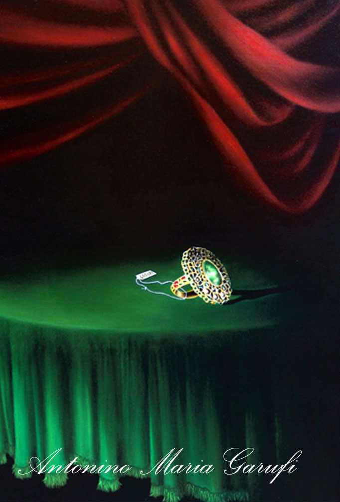 "L'anello antico" Olio su Tela cm. 100 x 70