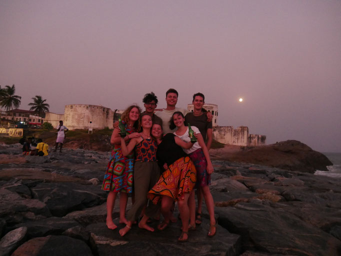 Gruppenfoto in Cape Coast