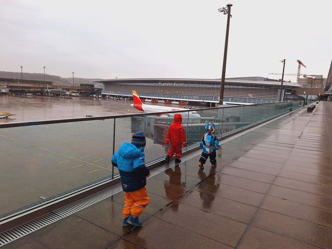 Ausflug an den Flughafen Zürich