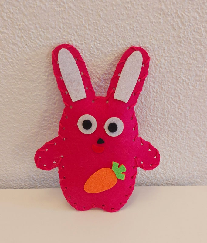 Mit vier Jahren selbst genäht, wie toll !