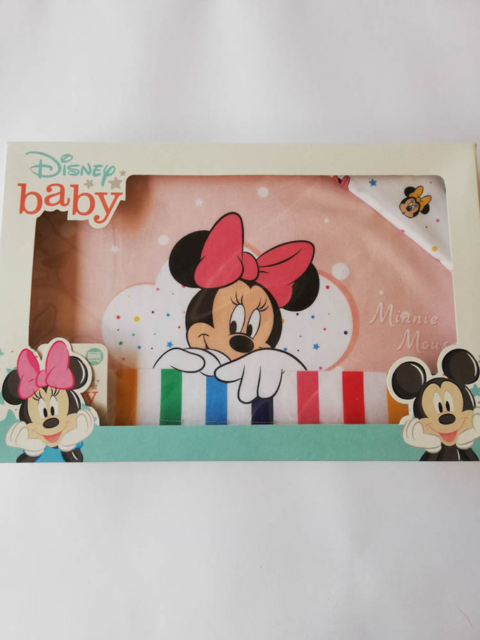 Completo lenzuola Disney baby lettino (culla) 100% cotone. C057