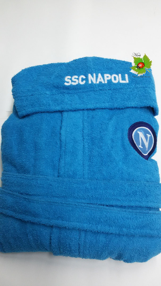 Accapatoio SSC Napoli per bambini in spugna. Art. A662