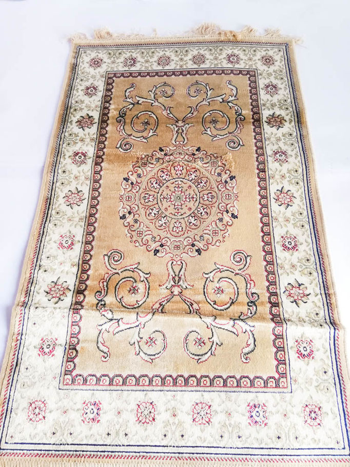 Tappeto scendiletto 3 pz classico modello persian in viscosa. Art.Isphahan. D148