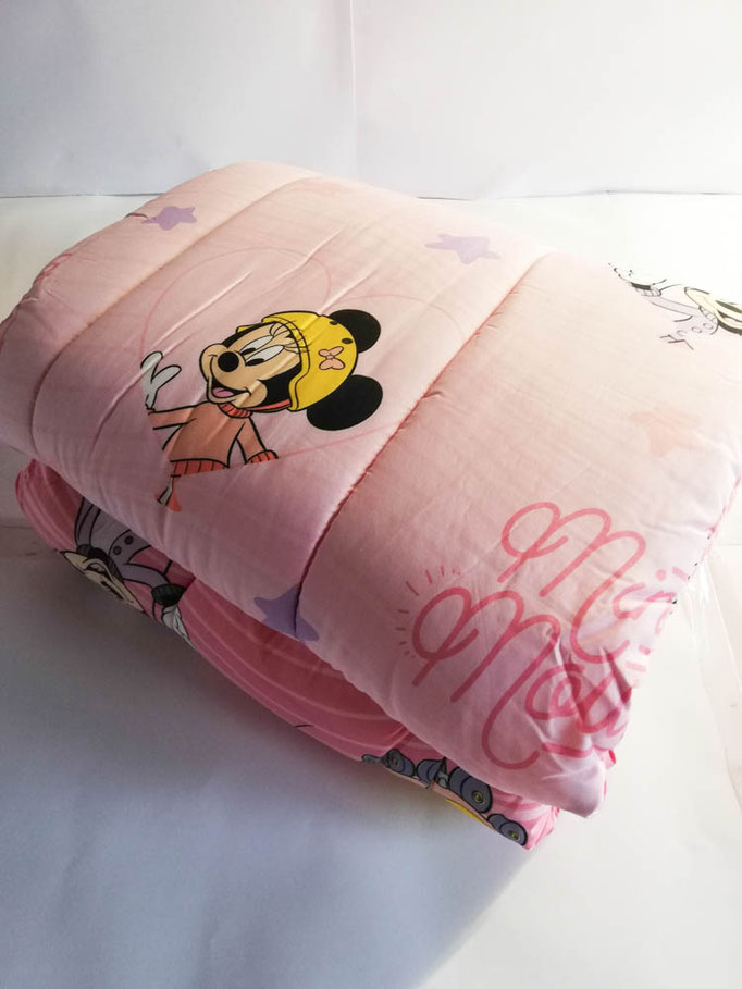 Trapunta Minnie Mause Disney piumone invernale singolo 170x250 cm. D55