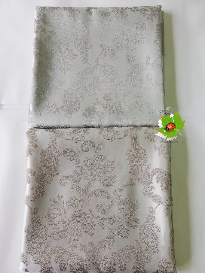 Scampolo tessuto jacquard dis. foglie 280x280 cm. B236