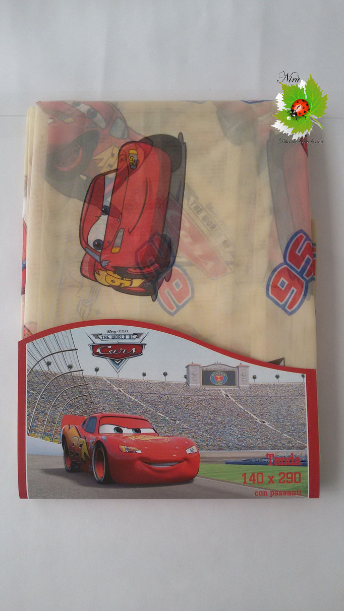 Tenda con passanti Disney Cars 140x290 cm. Art.A239