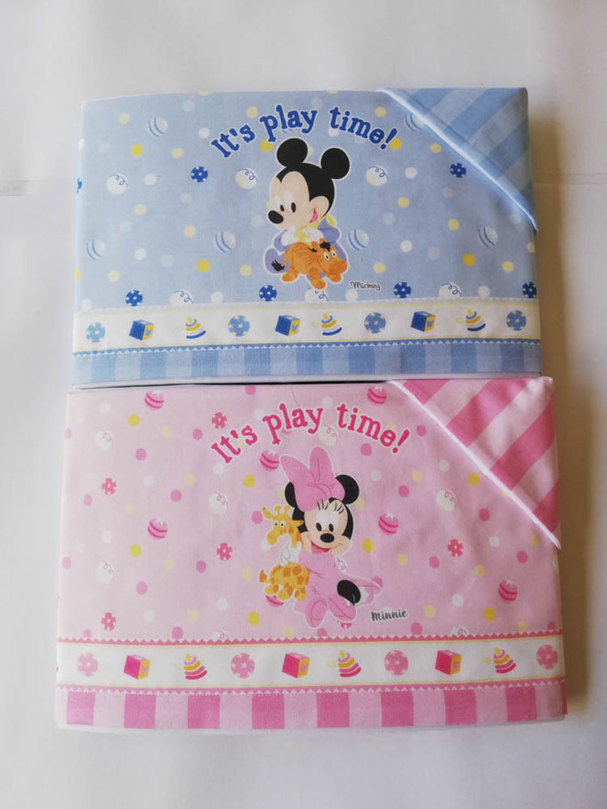 Completo lenzuola Disney baby lettino (culla) 100% cotone. C058