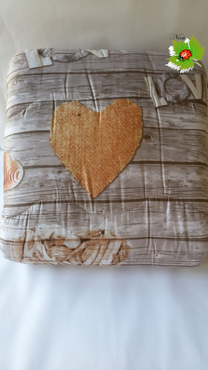 Trapunta piumone invernale Shabby Love con stampa digitale 4D Laura Blasi matrimoniale. A960