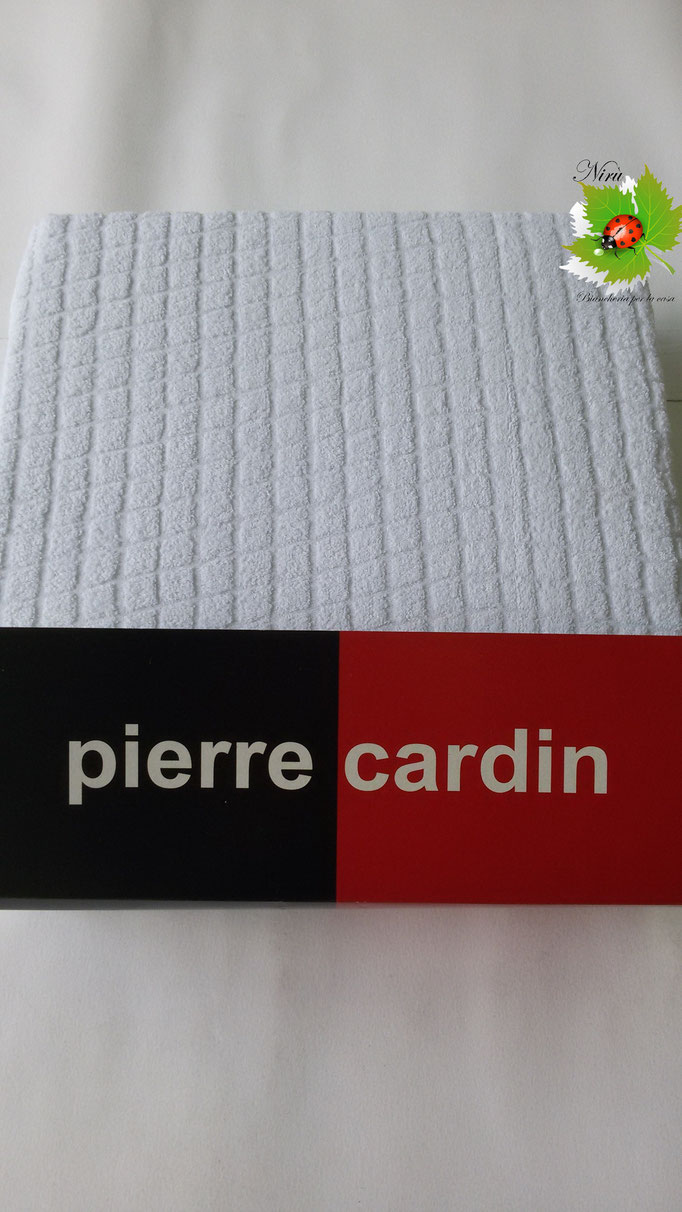 Coprimaterasso in spugna di Jersey Pierre Cardin per letto singolo. B146