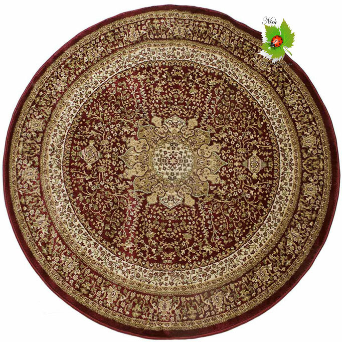 Tappeto classico rotondo 160 cm. Col. Bordeaux. Art.N230