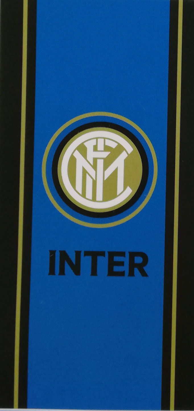 Telo mare F.C Inter ufficiale 70x140 cm spugna di cotone. N10