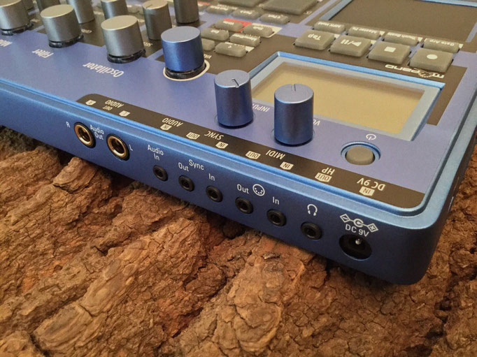Korg Electribe 2 Synthesizer Blue, Instrument Overlay - mxpand Korg Electribe 2 Synthesizer Blue, Instrument Overlay - mxpand