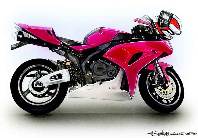 バイクの絵