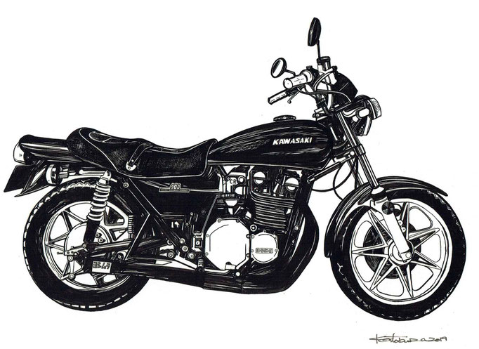 Z1の墨絵