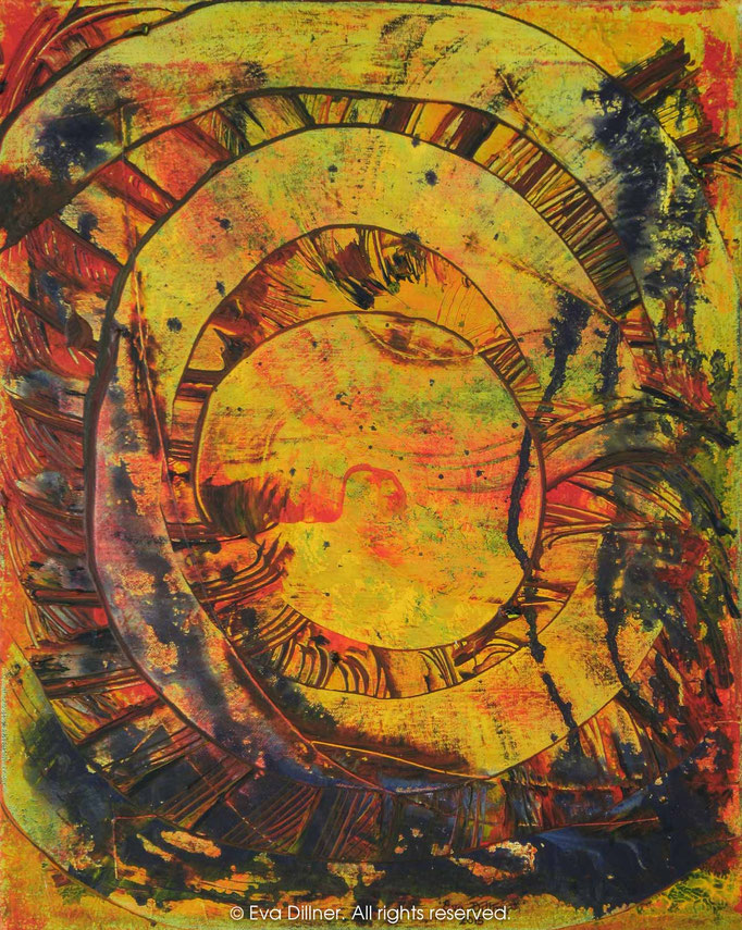 Aztec Sun C377 40x50cm ©2015 Eva Dillner