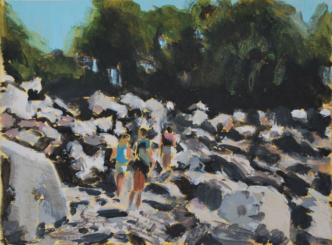 Nicolas Borderies peintures paintings gouaches art