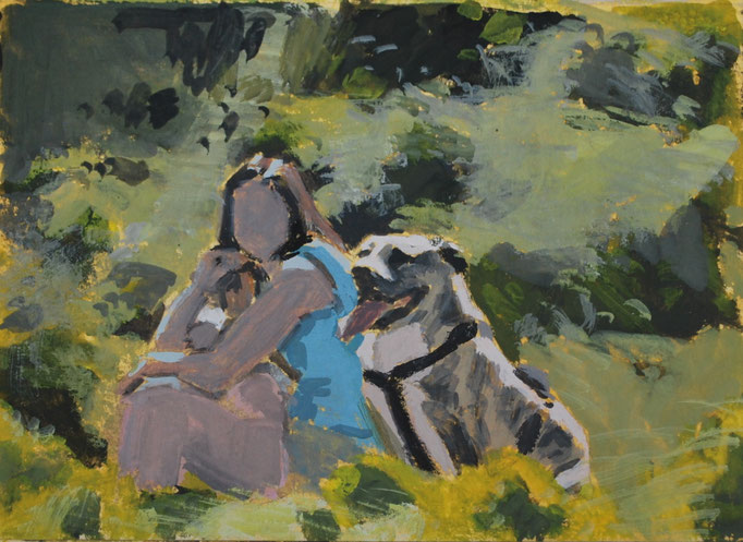 Nicolas Borderies peintures paintings gouaches art
