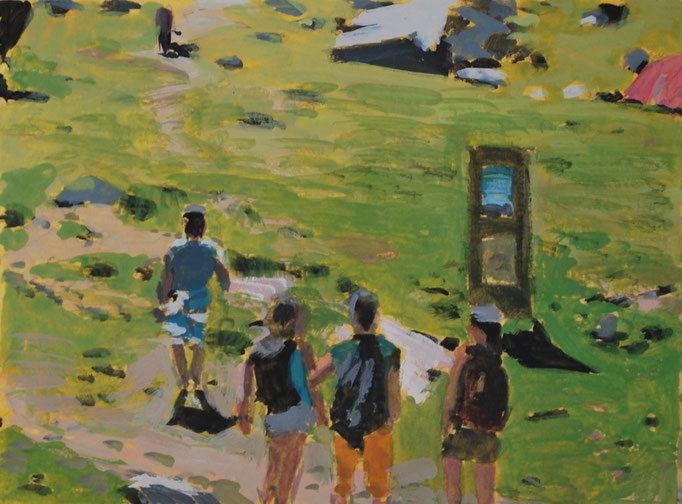 Nicolas Borderies peintures paintings gouaches art
