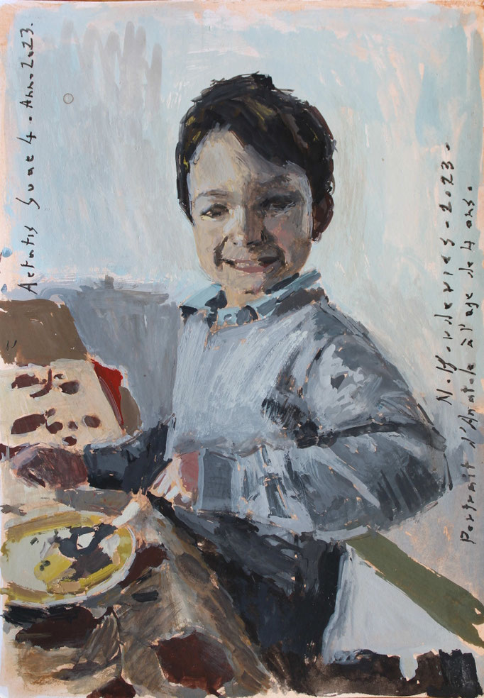 Nicolas Borderies peintures paintings gouaches art